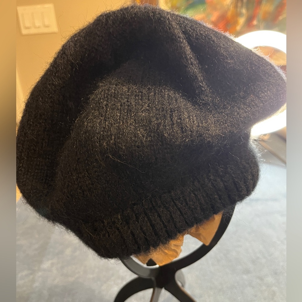 Vintage Hansen Navy Women’s Knit Beret